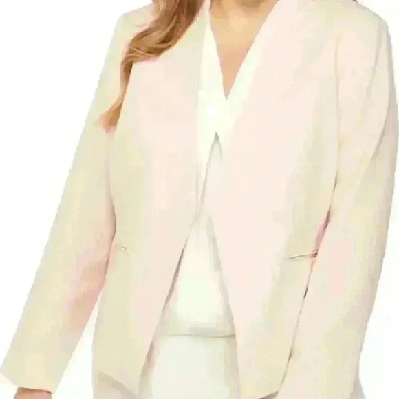 Calvin Klein Jackets & Blazers - Calvin Klein | Textured Asymmetrical Blazer | Rose | Size 16